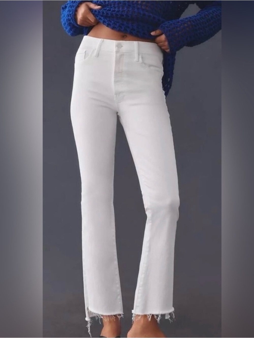 Mother | Insider Crop Step Fray